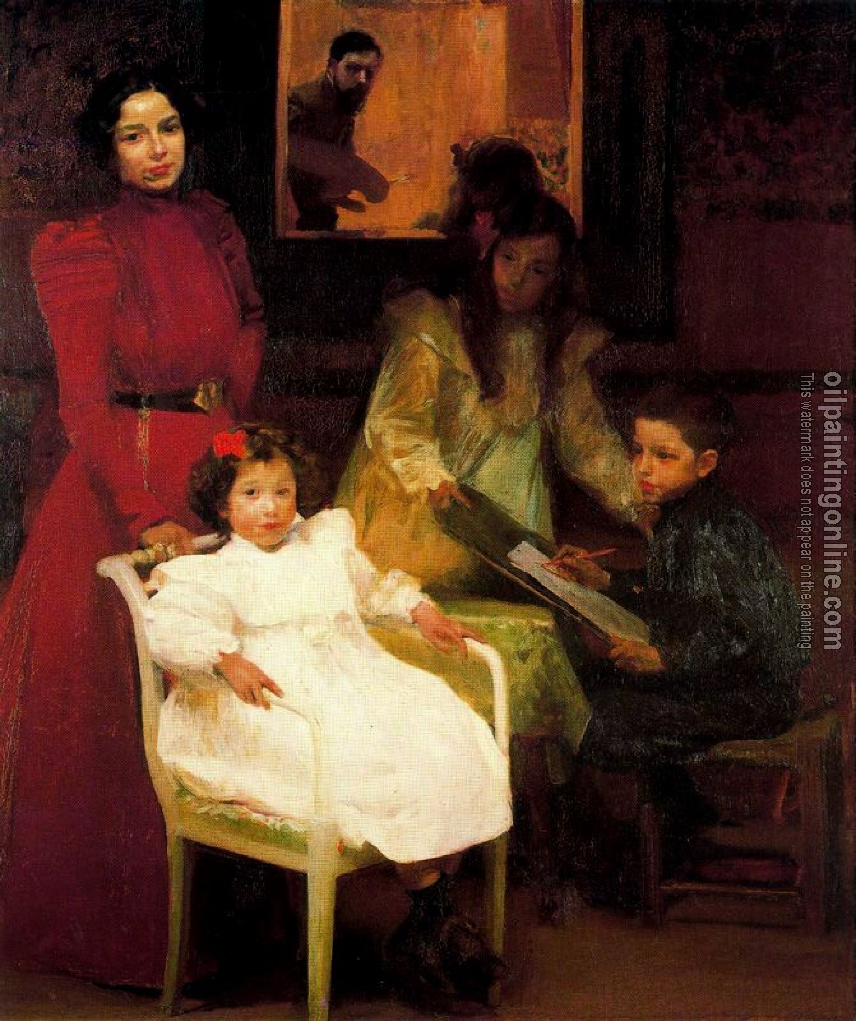 Joaquin Sorolla y Bastida - My Family